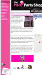Mobile Screenshot of pinkpartyshop.co.uk